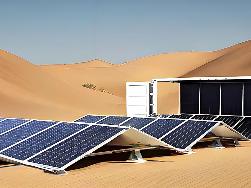 সোলার পিভি কনটেইনার (রেল প্রকার)