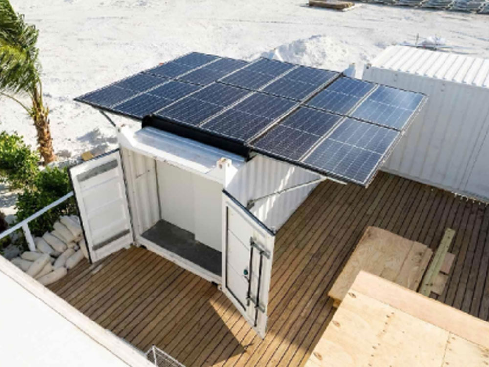 Solar Power Containers for স্ব-প্রদত্ত পাওয়ার সাপ্লাই